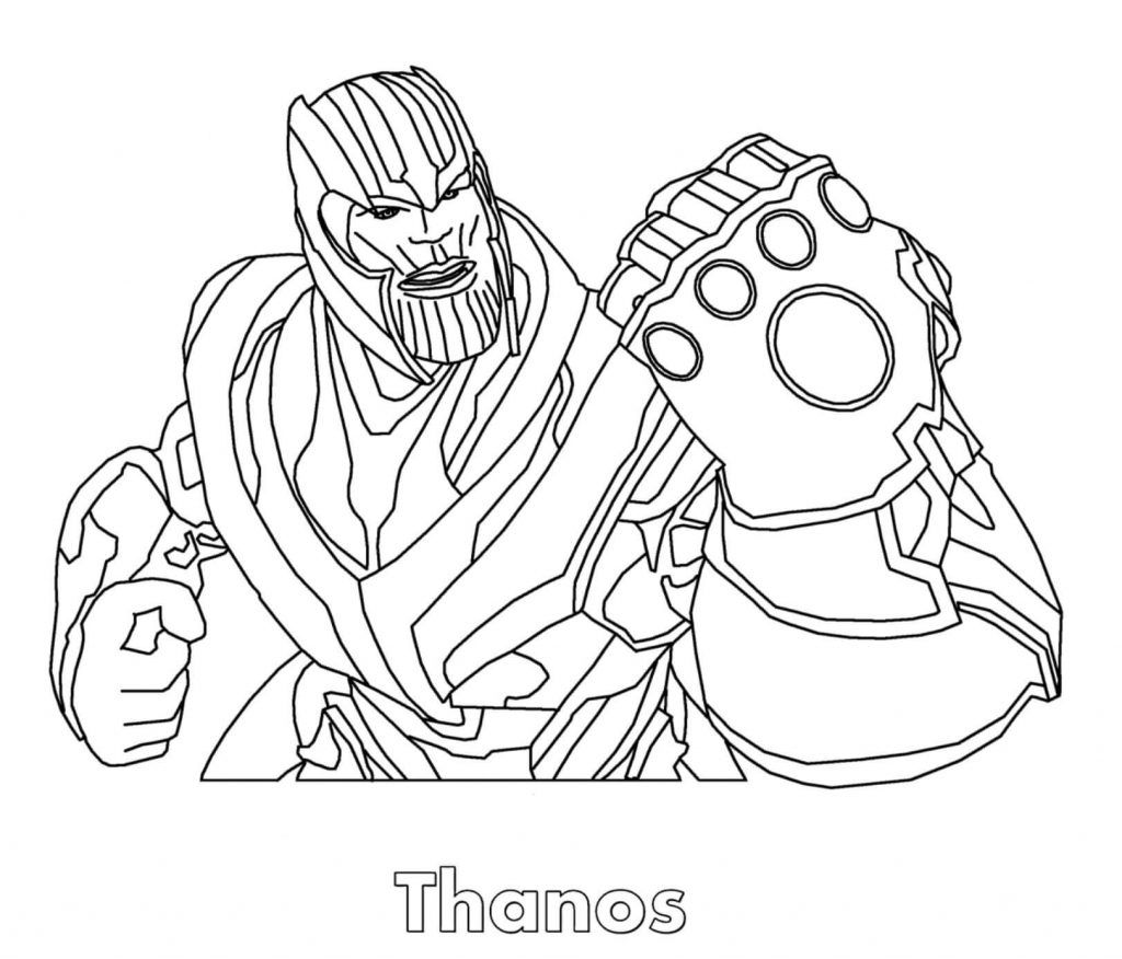 Thanos Coloring Pages   Coloring Home