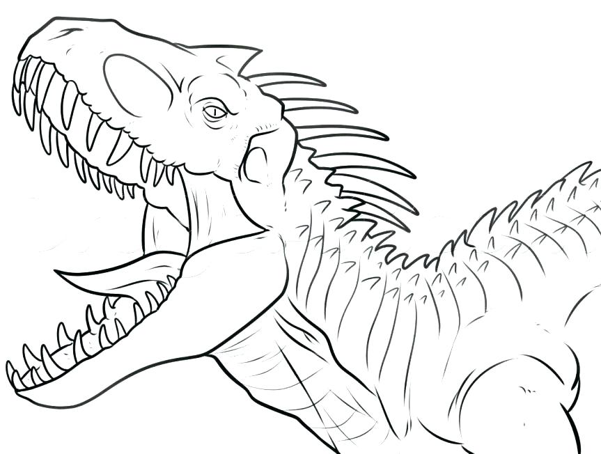 Detailed Dinosaur Coloring Pages