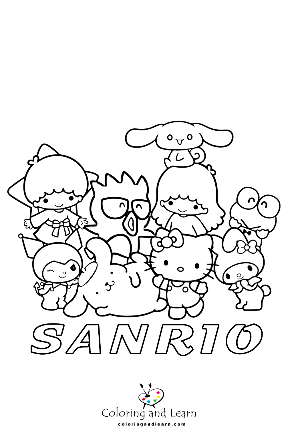Sanrio Coloring Pages (2024) - Coloring and Learn