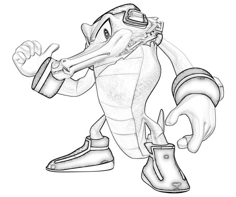 Sonic Vector Coloring Pages For Desktop