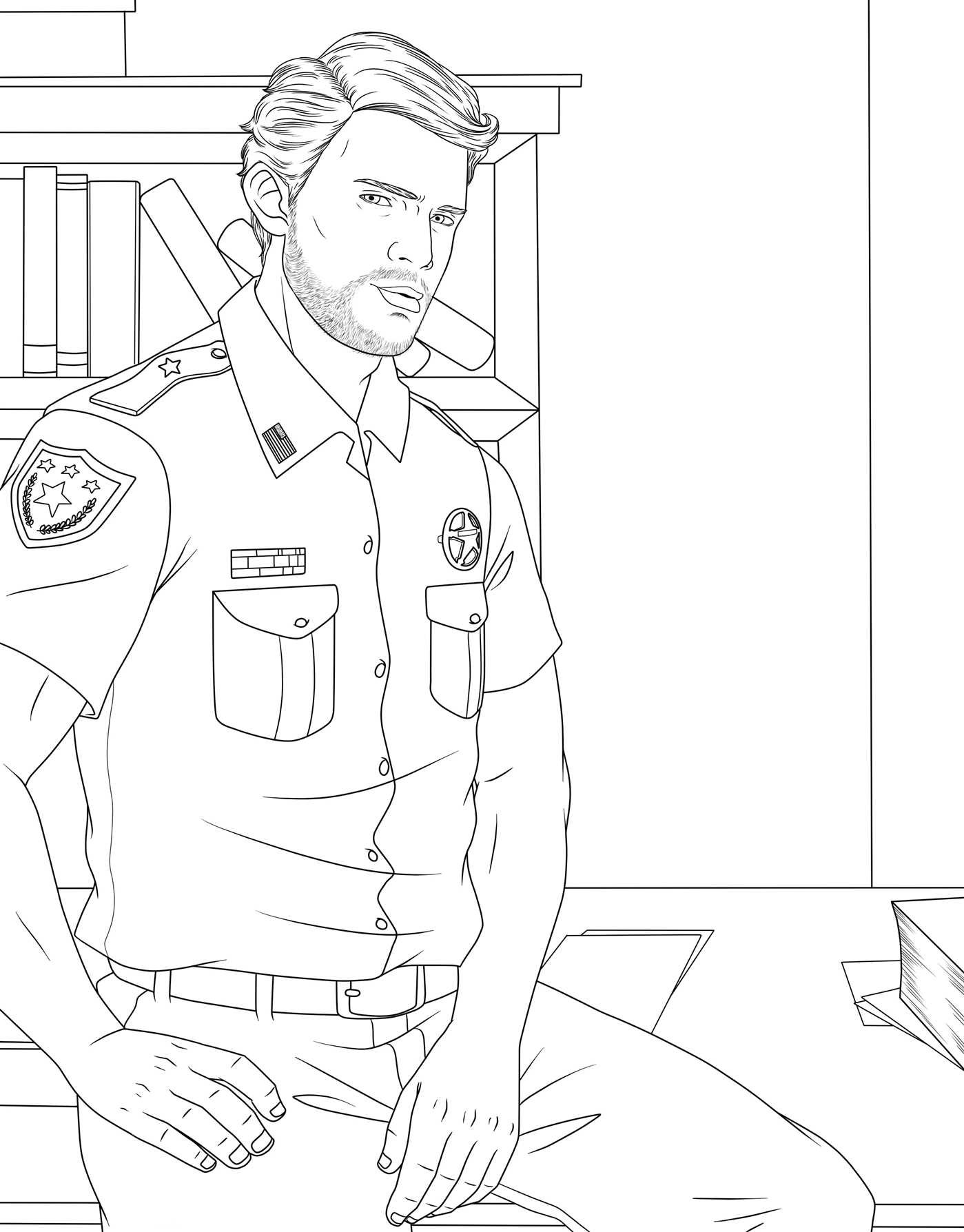 coloring pages for adult men
