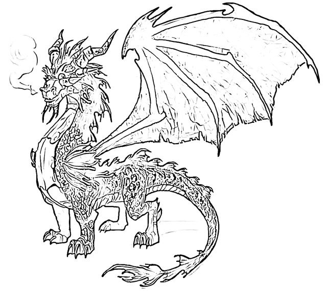 The Holiday Site: Dragons Coloring Pages Free and Downloadable