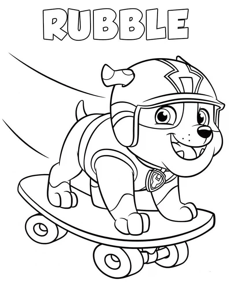 Paw Patrol Coloring Pages - Free Printable Coloring Pages for Kids