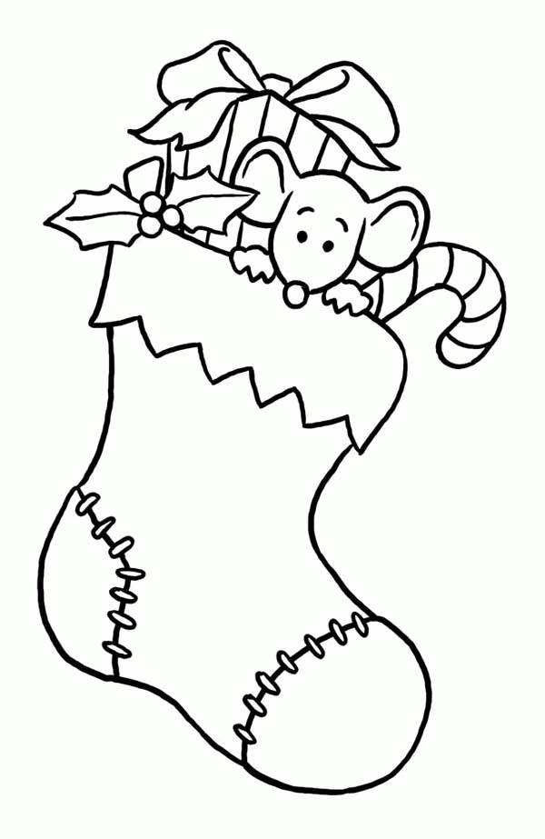 Printable Christmas Stocking Coloring Pages - Coloring Home Christmas Presents Coloring Sheets