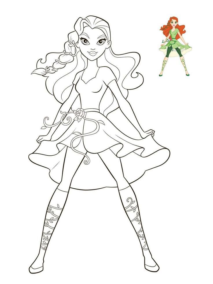 DC Superhero Girls Coloring Pages | WONDER DAY — Coloring pages for  children and adults