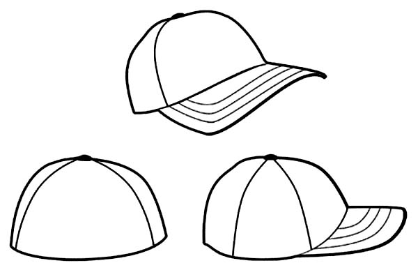 Pin on Baseball Cap Coloring Pages