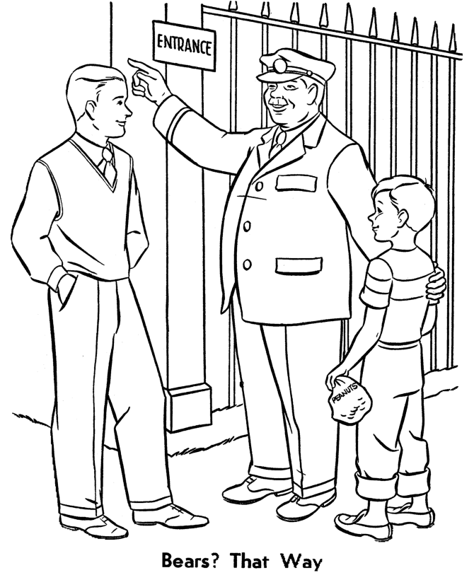 Zookeeper Coloring Pages | A trip to the Zoo Coloring Page and Kids  Activity sheet | HonkingDonkey