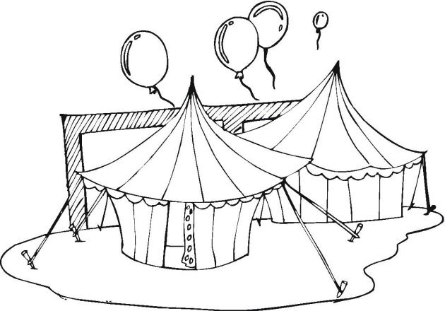 Free Circus Coloring Pages | Coloring pages, Cross coloring page, Bee coloring  pages