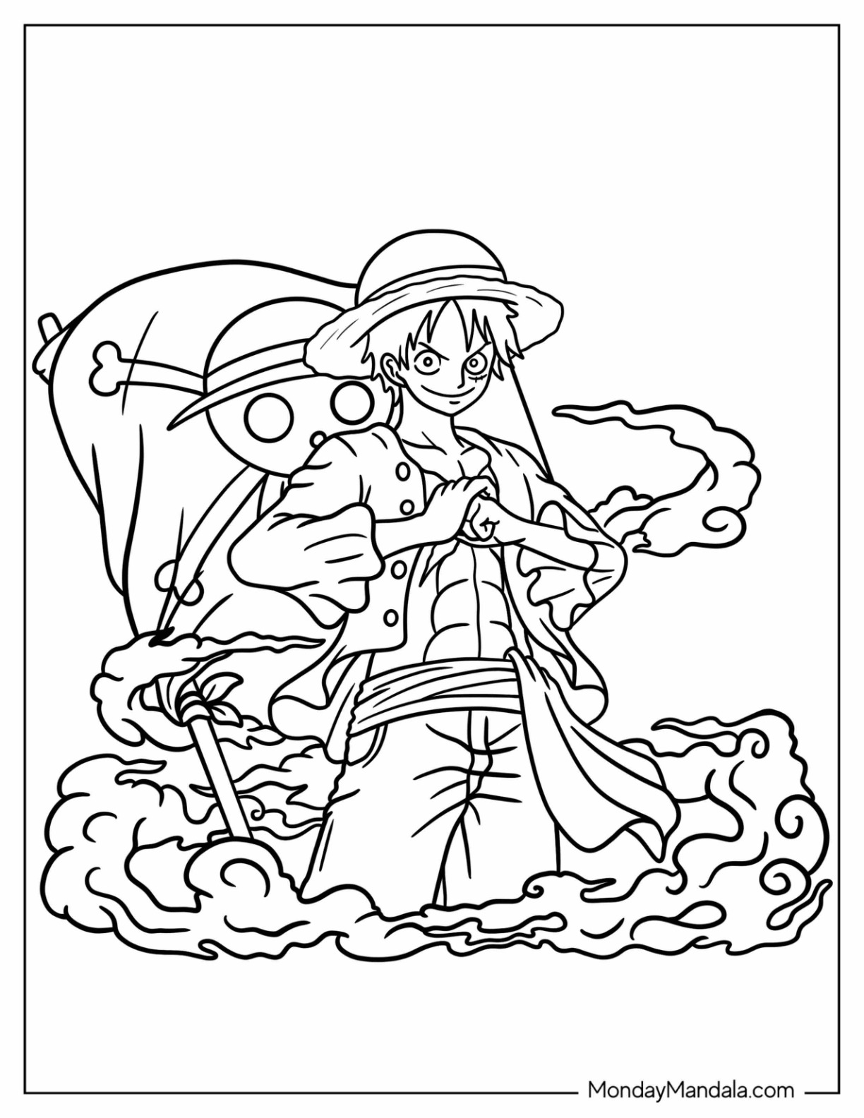 20 Luffy Coloring Pages (Free PDF ...