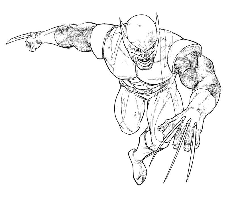 Wolverine #74883 (Superheroes) – Printable coloring pages