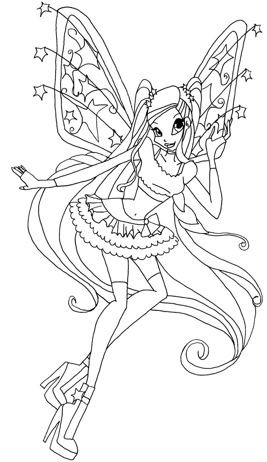 Winx Club Believix | Free Coloring Pages on Masivy World