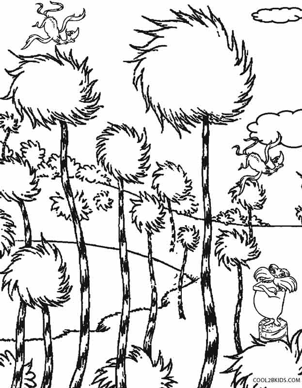 The Lorax Coloring Pages 6