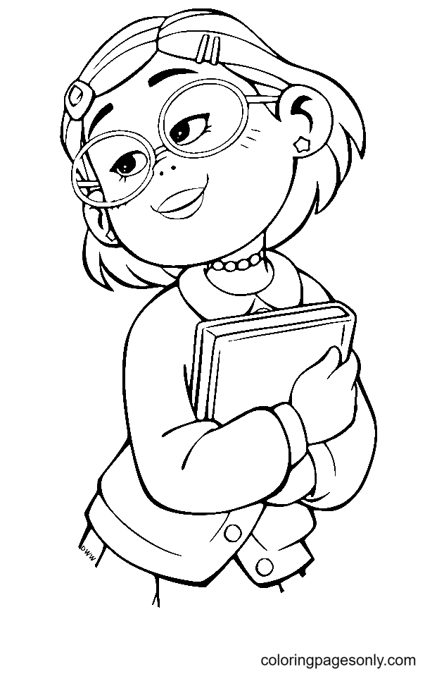 Meiliin from Turning Red Coloring Pages - Turning Red Coloring Pages - Coloring  Pages For Kids And Adults