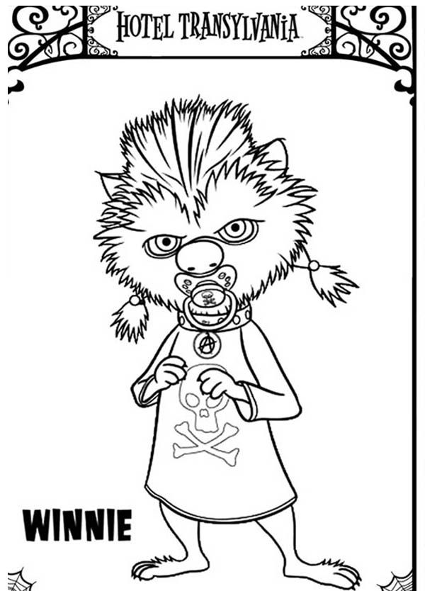 Character from Hotel Transylvania Winnie Coloring Pages: Character ...