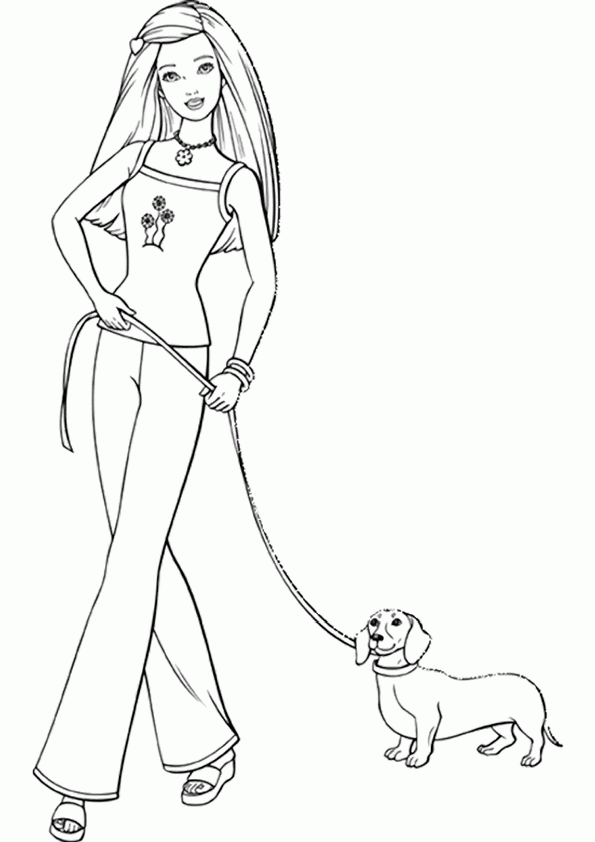 Pdf Barbie Fashion Barbie Coloring Pages / See more ideas about barbie