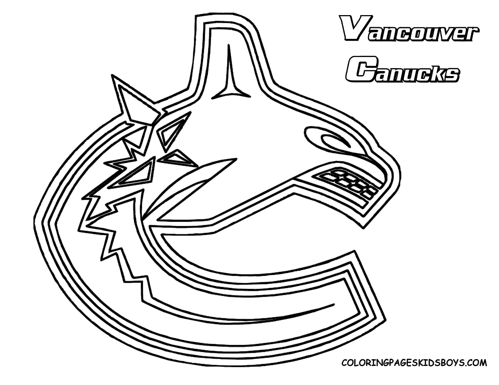 Nhl Teams Coloring Pages Coloring Pages