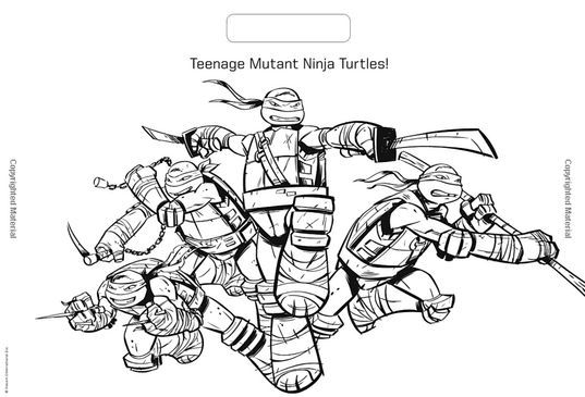 Free Printable Ninja Turtle Coloring Pages Coloring Home