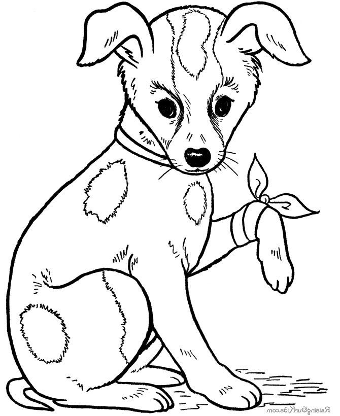 Dog Sick Coloring Page | coloring pages | Pinterest | Coloring ...