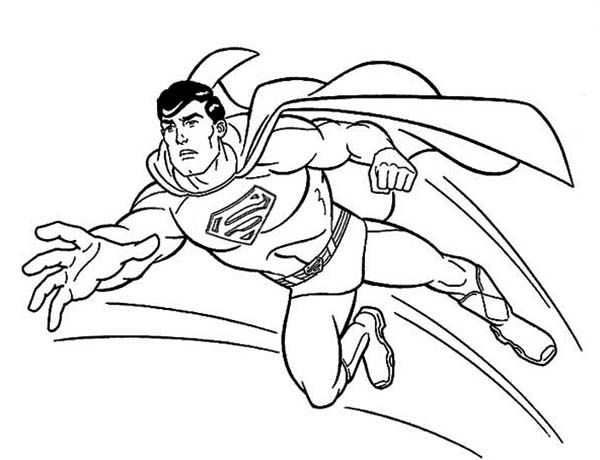 The New Adventures of Superman Coloring Page | Superhero ...