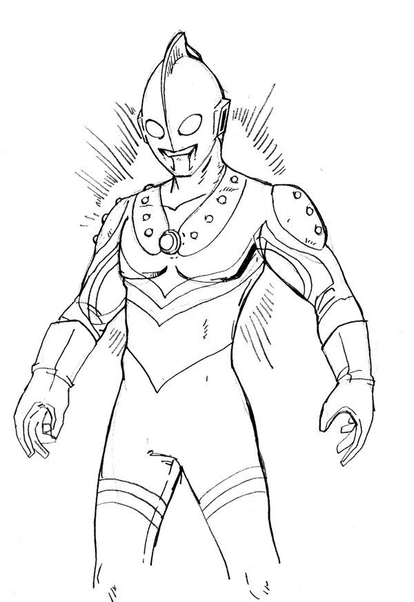 Coloring pages: ultraman max coloring pages