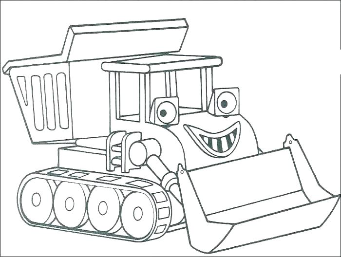 The best free Bulldozer coloring page images. Download from 147 ...