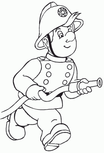 fireman coloring sheet fireman sam coloring pages on coloring book ...