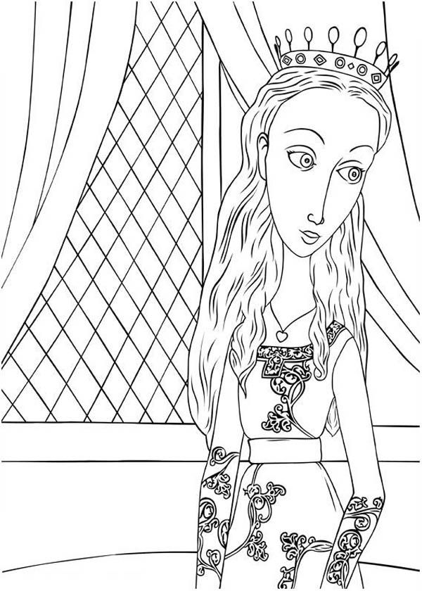 Princess of Dor from the Tale of Despereaux Tilling Coloring Pages ...