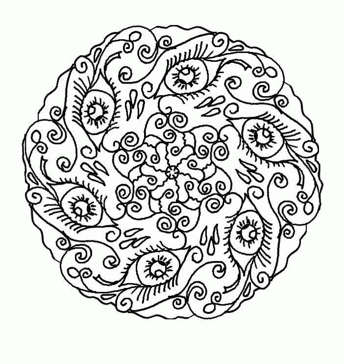 Buddhist Designs Coloring Pages - Coloring Pages For All Ages