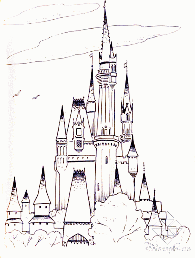 Coloring Pages Frozen Castle - Coloring