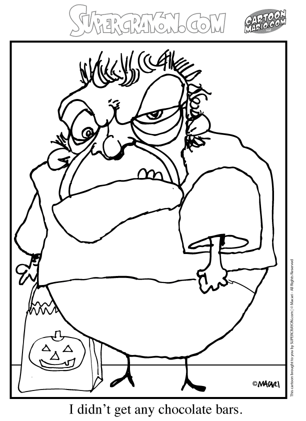 Monster Coloring Pages 2016- Dr. Odd