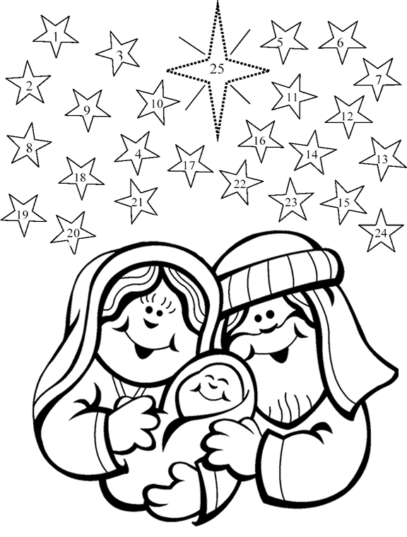 Advent | Free Coloring Pages on Masivy World