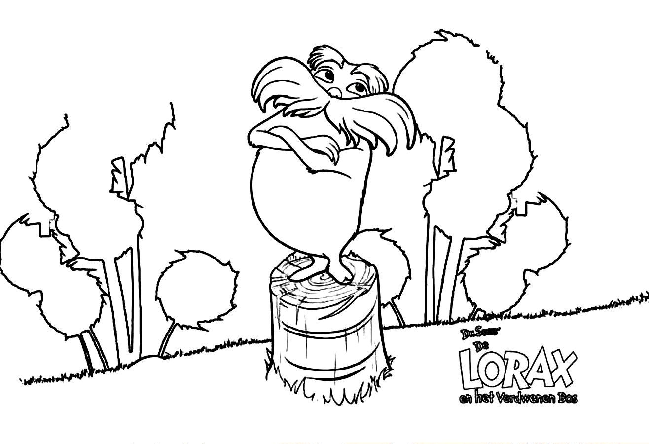 Printable Lorax Coloring Pages | Coloring Me