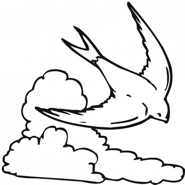 The Clouds is Sleeping Coloring Page: The Clouds is Sleeping ...