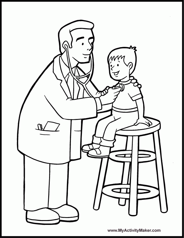 Doctor Coloring Pages Free Printable - High Quality Coloring Pages