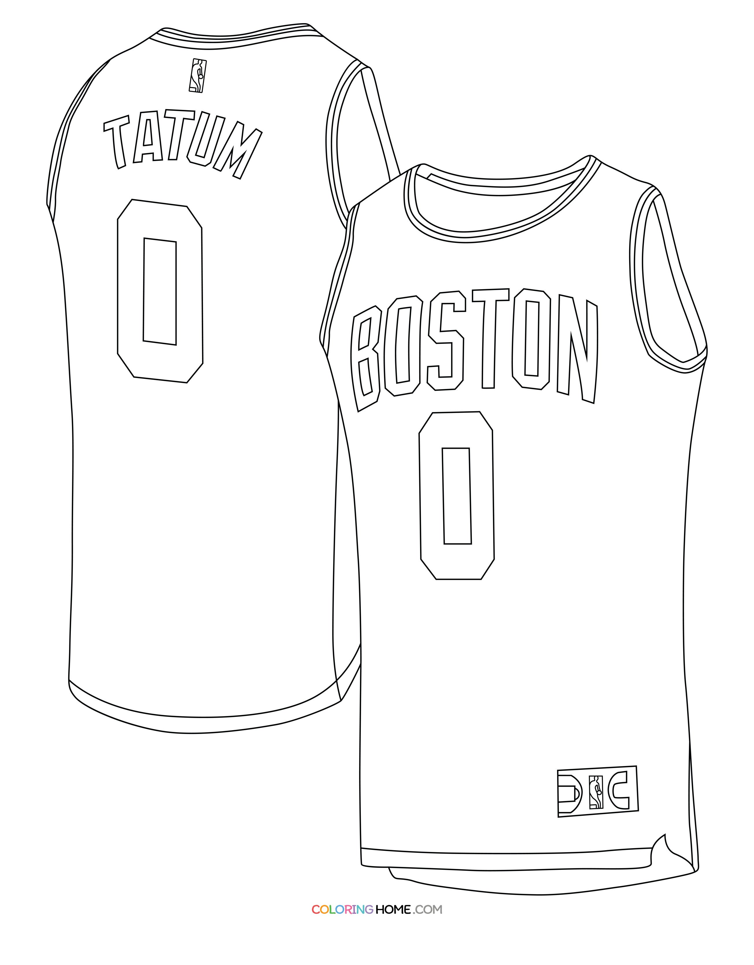 Jayson Tatum Coloring Pages - Coloring Home