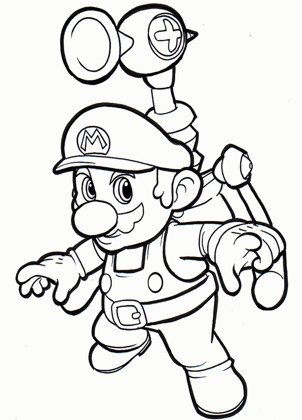 Free Printable Mario Coloring Pages For Kids
