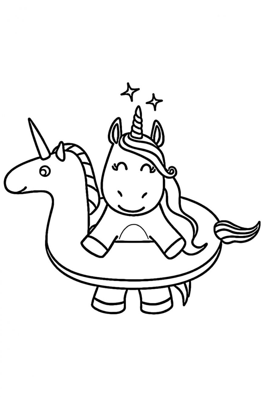 Cute unicorn coloring pages for kids | Unicorn coloring pages, Cute  coloring pages, Mermaid coloring pages