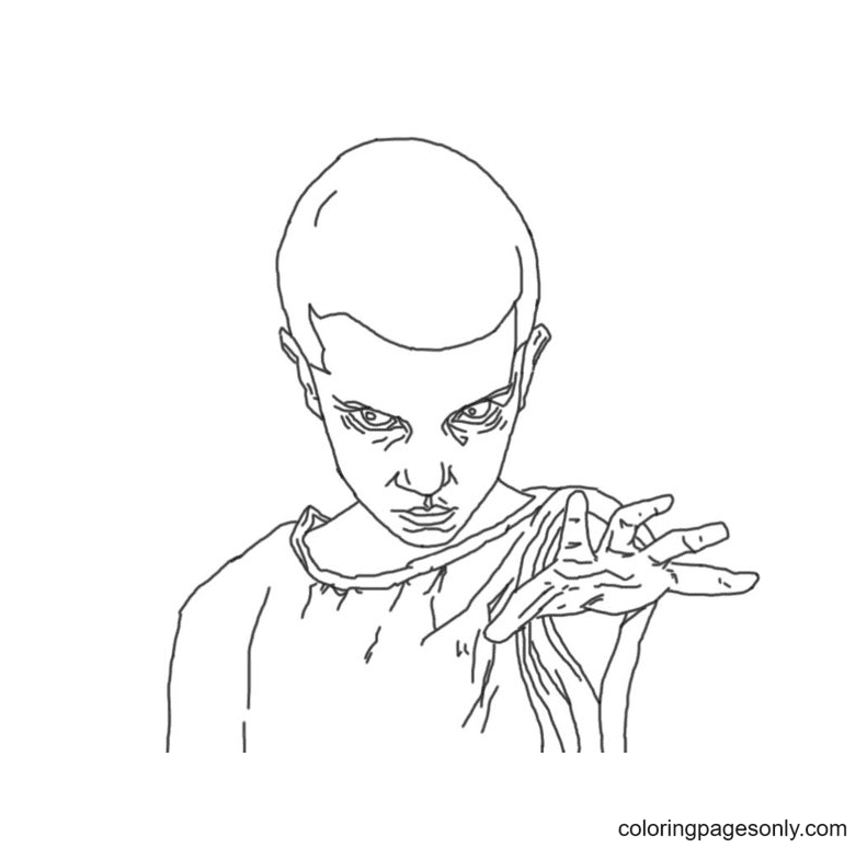 Eleven season 1 Coloring Pages - Stranger Things Coloring Pages - Coloring  Pages For Kids And Adults
