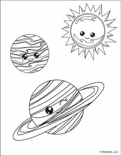 Free Printable Outer Space Coloring Pages for Kids | Mombrite