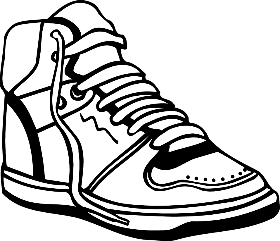 Clip Art Basketball Sneakers Clipart - Clipart Suggest