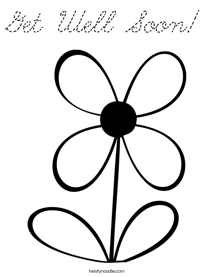 Get Well Soon Printable Coloring Pages 27252, - Bestofcoloring.com