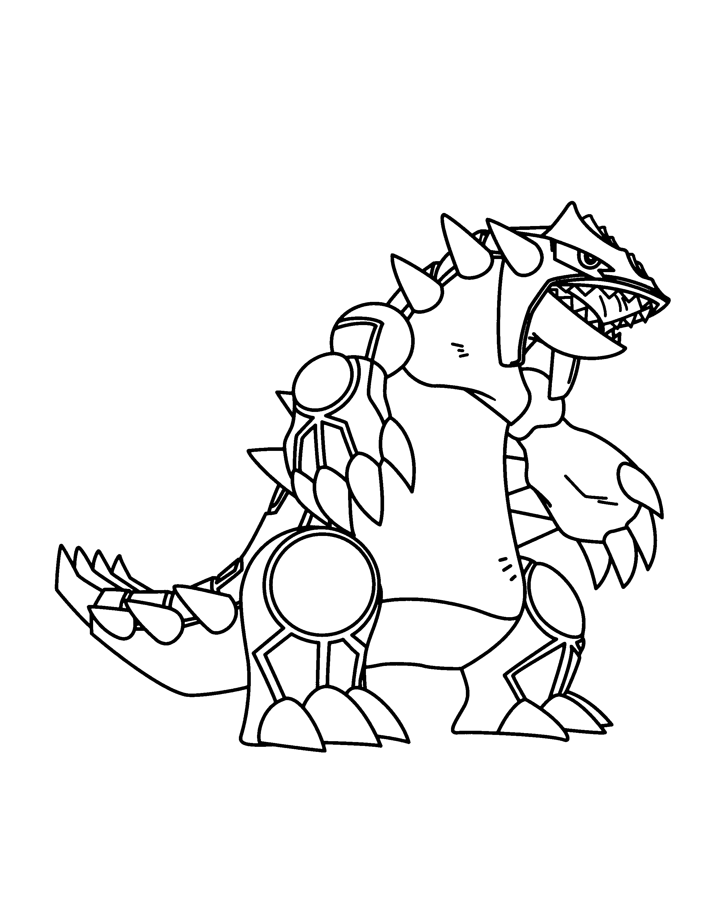 Pokemon Coloring Pages Groudon - Coloring Home