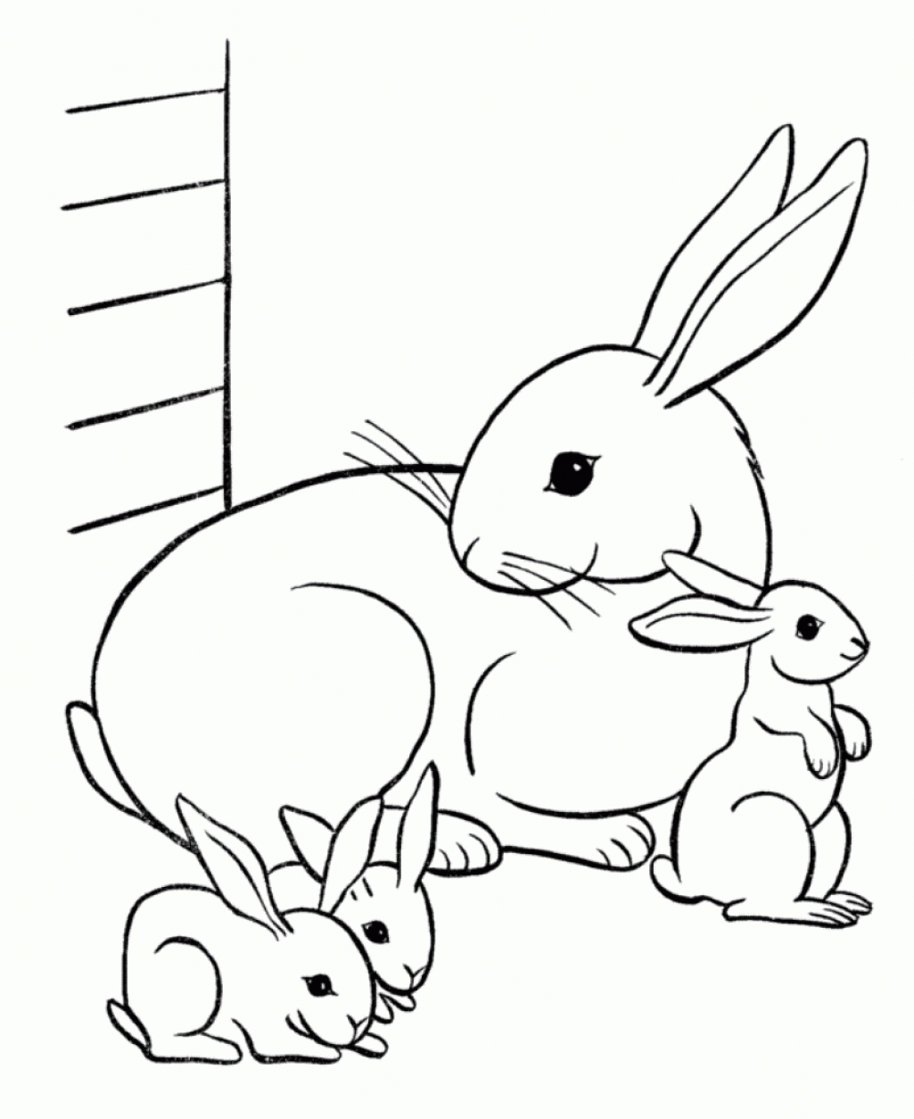 Free Animal Coloring Sheets Coloring Book Baby Animals Coloring ...