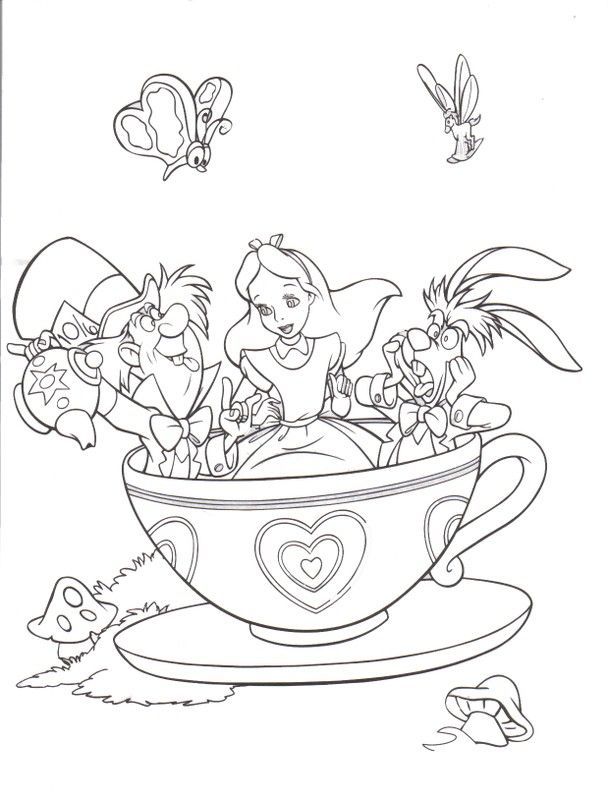 Coloring pages | Alice In ...
