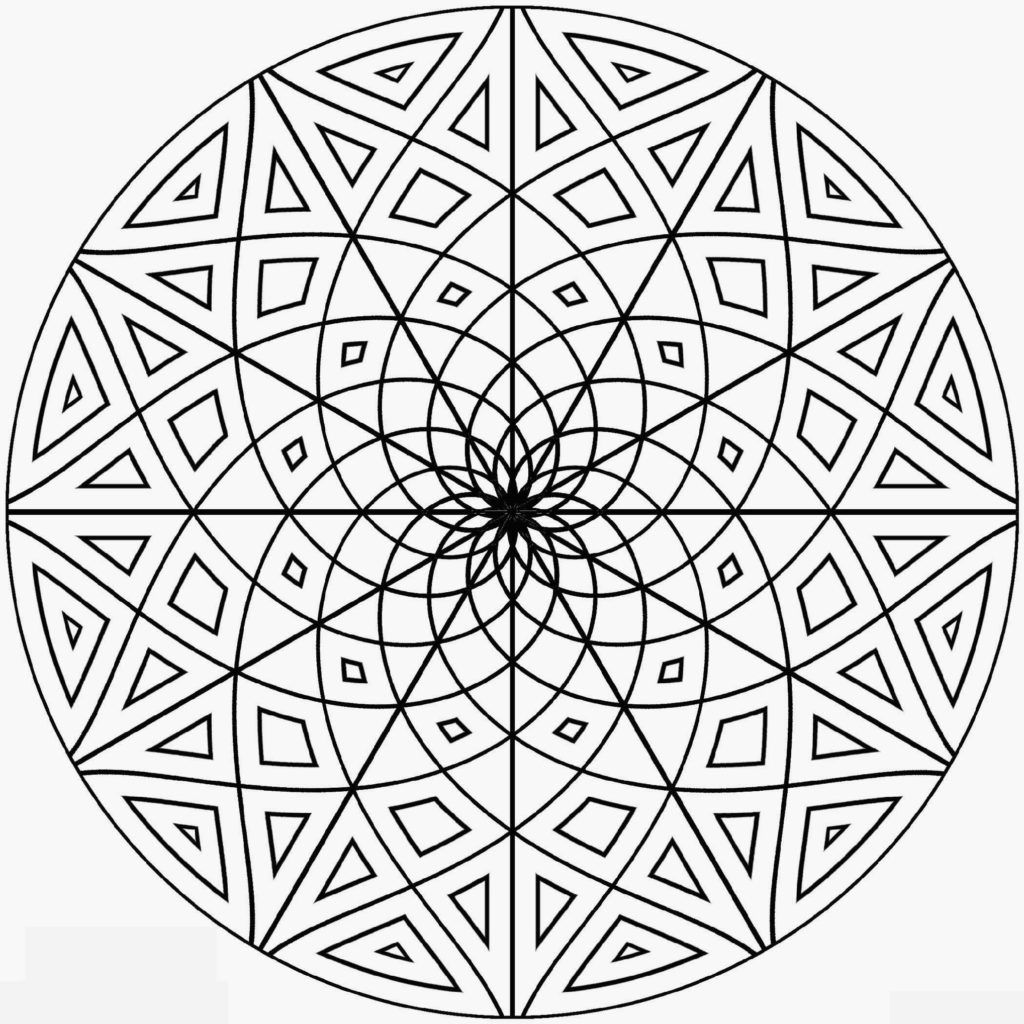 Intricate Mandala Coloring Pages - Coloring Home