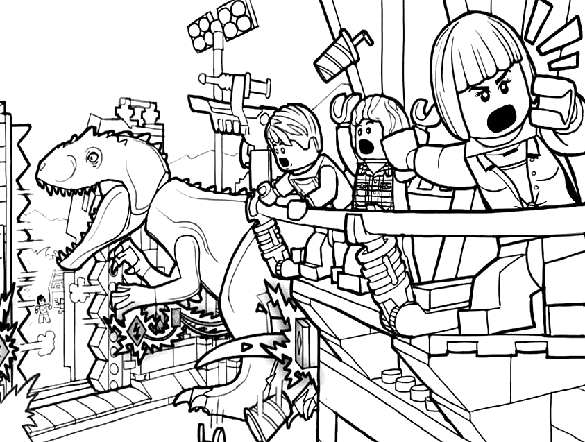 Jurassic World Coloring Pages ⋆ coloring.rocks! | Lego jurassic world, Coloring  pages, Lego coloring pages