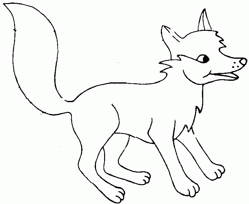 12 Pics of Cute Baby Foxes Coloring Page - Cute Baby Fox Coloring ...