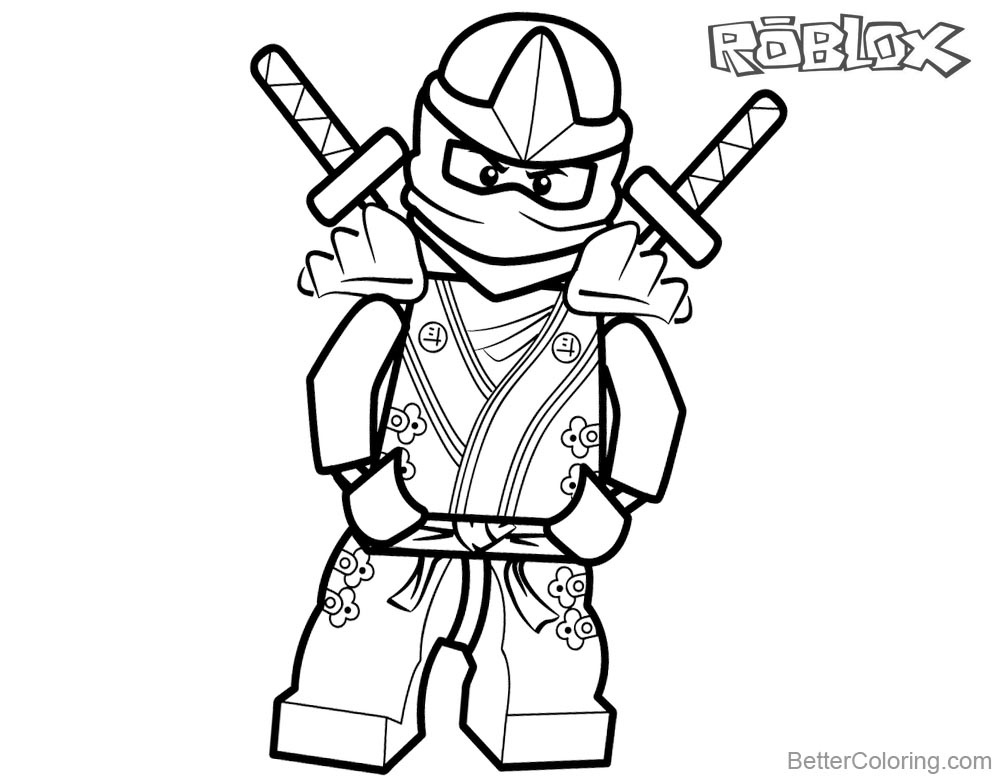 Free Coloring Pages Roblox | robertdee.org