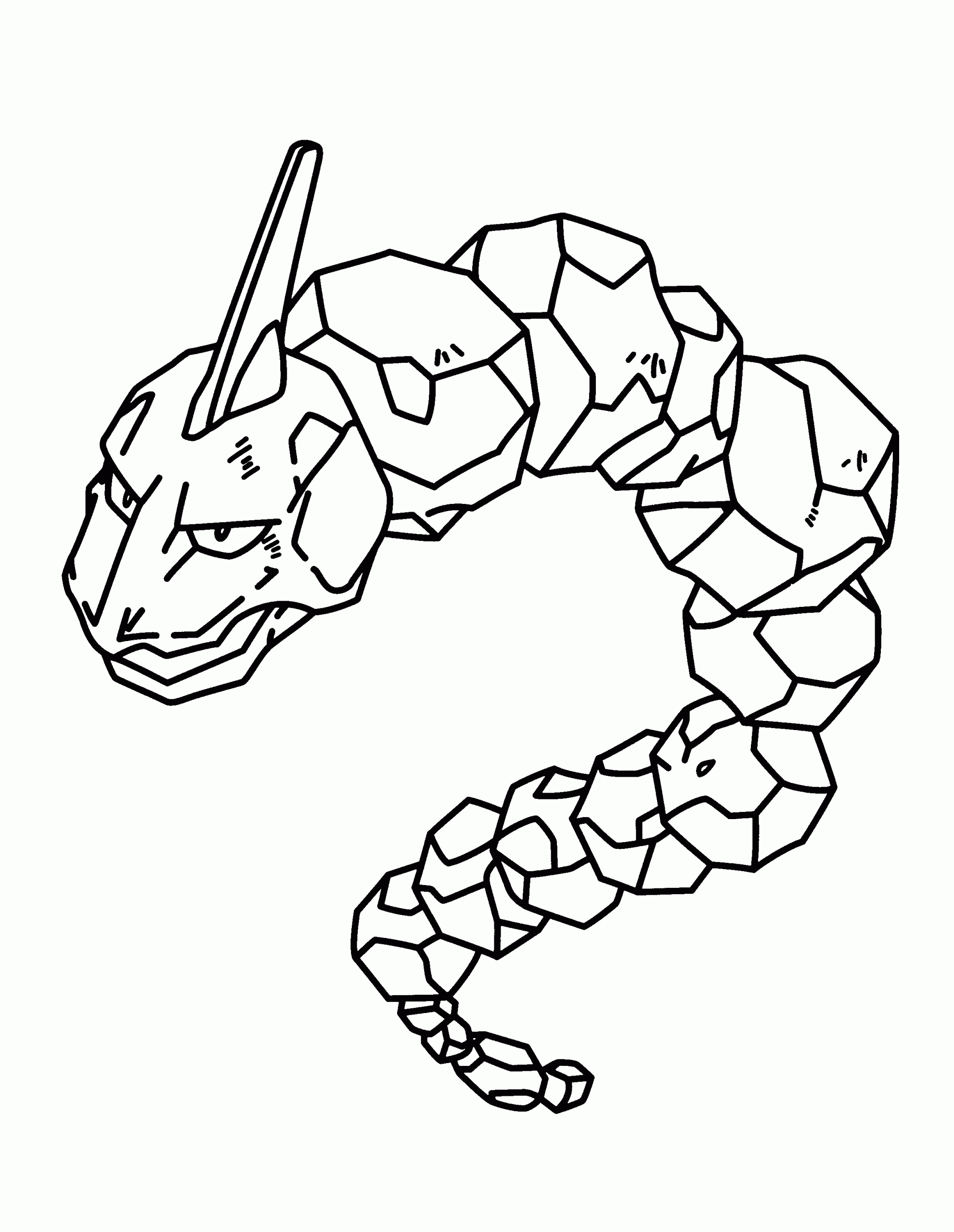 Onix Coloring Pages.