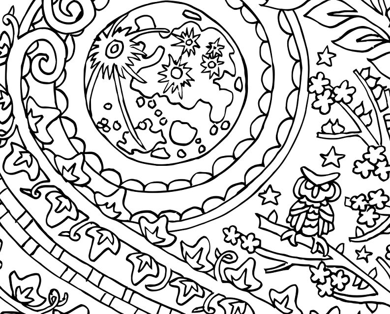 Ying Yang Coloring Pages at GetDrawings | Free download